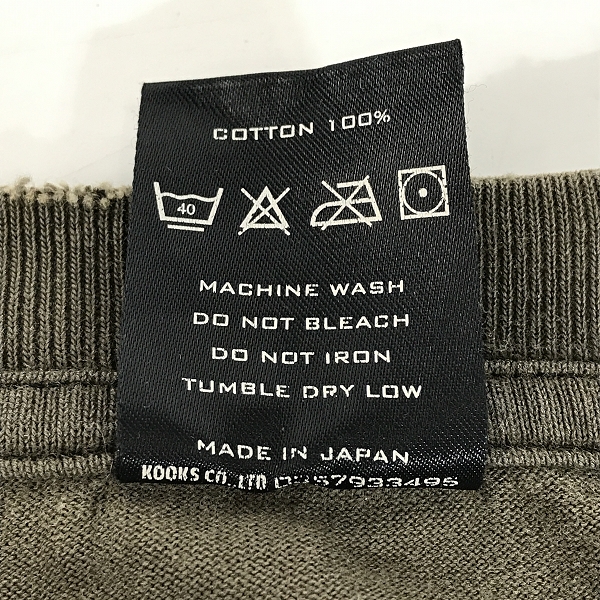 実際に弊社で買取させて頂いたNUMBER (N)INE/ナンバーナイン 05AW ナイトクローラー期 Tシャツ 3の画像 3枚目