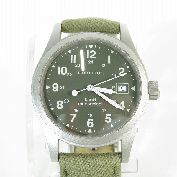 実際に弊社で買取させて頂いたHAMILTON/ハミルトン WILD TURKEY カーキ メカニカル 手巻き 腕時計/ウォッチ 000095