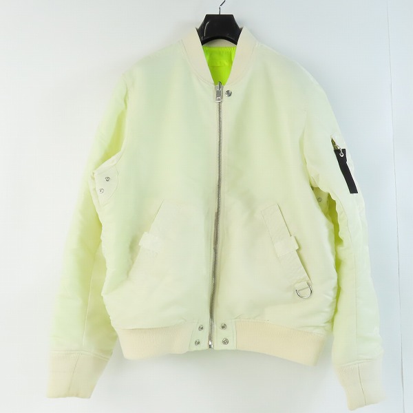 実際に弊社で買取させて頂いたDIESEL/ディーゼル  ダメージ加工 リバーシブル パテッド MA-1ジャケット J-ROSS-REV 00SAS1/L