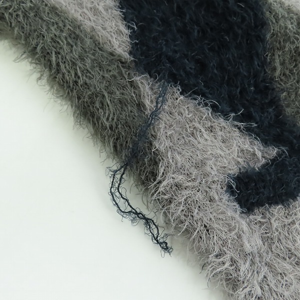 実際に弊社で買取させて頂いたRE : NUMBER (N)INE/ナンバーナイン アーガイル ニット カーディガン/NMBcd613/4の画像 4枚目