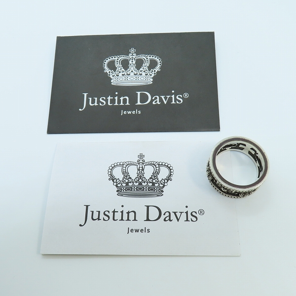 実際に弊社で買取させて頂いた【ギャラ付】Justin Davis/ジャスティンデイビス MEDIEBAL WEDDING BAND/メディバルウェディング バンドリング SRJ175/25号の画像 7枚目
