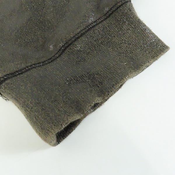 実際に弊社で買取させて頂いたMIHARAYASUHIRO/ミハラヤスヒロ Cracking setup/光沢クラック加工スウェットセットアップ 61903703/61902105/48 50の画像 7枚目