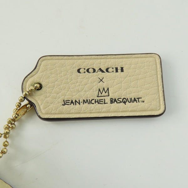 実際に弊社で買取させて頂いたCOACH/コーチ バスキア レザーリュック C5662の画像 6枚目