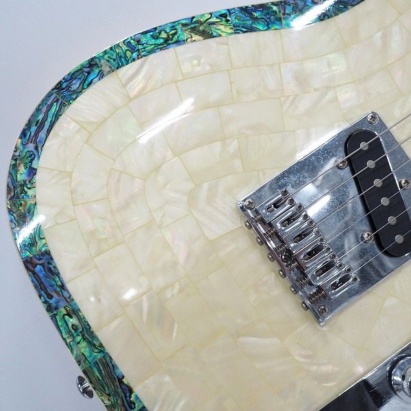 実際に弊社で買取させて頂いた★【難有り】Manica Scenica/マニカ シェニカ テレキャスターType シェルトップ エレキギターの画像 5枚目