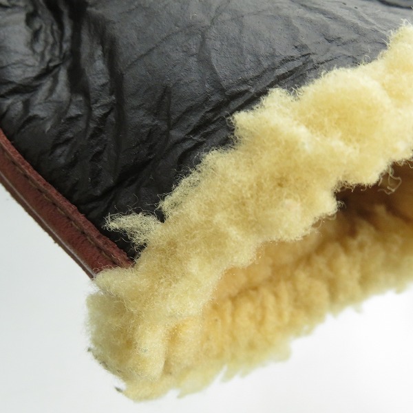 実際に弊社で買取させて頂いたBUZZ RICKSON'S/バズリクソンズ ROUGH WEAR CLOTHING/ラフウェアクロージング MITIN B-6 ムートン フライトジャケット/40の画像 8枚目