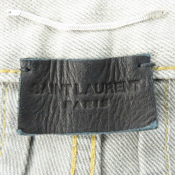 実際に弊社で買取させて頂いたSAINT LAURENT PARIS/サンローランパリ デニムパンツ 344124 YM39R/28の画像 3枚目