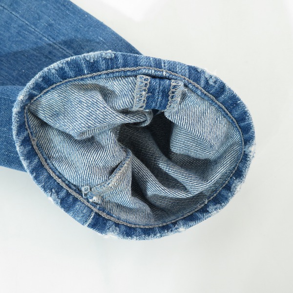 実際に弊社で買取させて頂いたWTAPS/ダブルタップス 16SS BLUES VERY SKINNY TRASH スキニー デニム パンツ 161MYDT-PTM05/Lの画像 6枚目