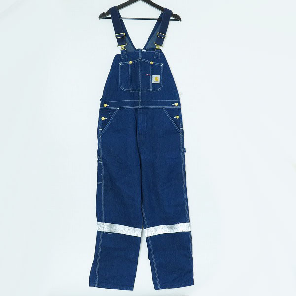 実際に弊社で買取させて頂いた【難あり】Carhartt/カーハート デニムオーバーオール/36×30