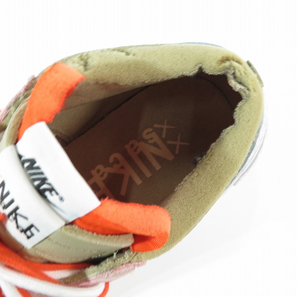 実際に弊社で買取させて頂いたNIKE×SACAI×KAWS/ナイキ×サカイ×カウズ BLAZER LOW/ブレーザー ロー Reed/リード DM7901-200/28の画像 4枚目