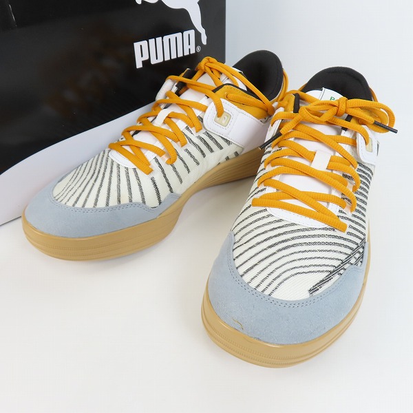 実際に弊社で買取させて頂いたルイージ・ビラセノール×PUMA/プーマ スウェードミッド&クライドオールプロクズマロー 194835-01/28.5