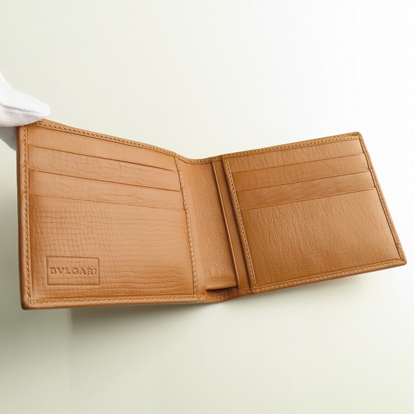 実際に弊社で買取させて頂いたBVLGARI/ブルガリ 二つ折り財布 コインケース カードケース の画像 3枚目