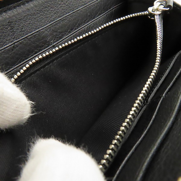 実際に弊社で買取させて頂いたBVLGARI/ブルガリ 長財布 ロングウォレット ラウンドジップ ブラック 33776の画像 4枚目