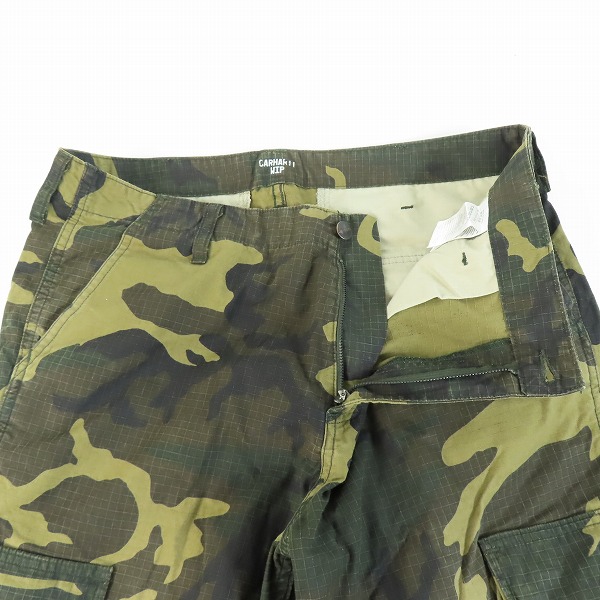 実際に弊社で買取させて頂いたCarhartt/カーハート WIP REGULAR CARGO PANT/レギュラーカーゴパンツ カモ 迷彩/34×32の画像 2枚目