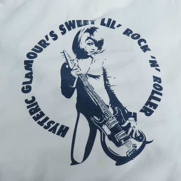実際に弊社で買取させて頂いたHYSTERIC GLAMOUR/ヒステリックグラマー SWEET LIL'ROCK'N'ROLLER ガール プリント パーカー 0221CF04/Sの画像 9枚目
