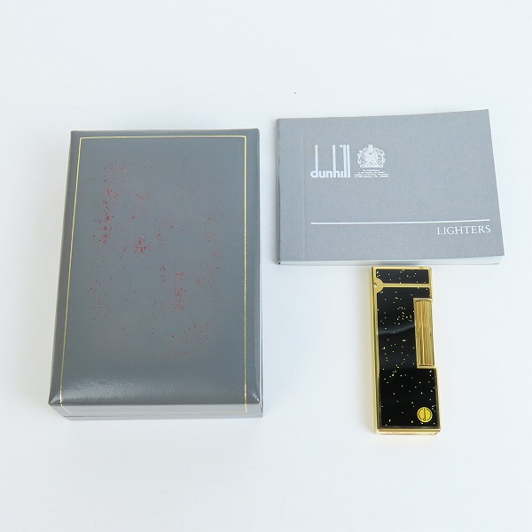 実際に弊社で買取させて頂いたdunhill/ダンヒル サイドローラー ガスライター ブラック×ゴールドの画像 8枚目