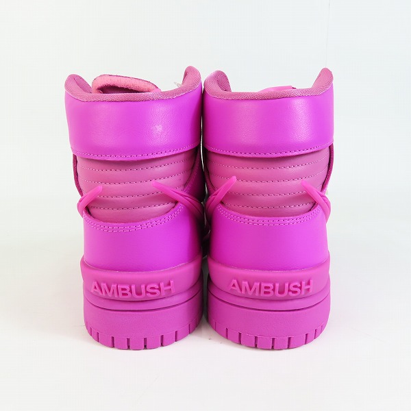 実際に弊社で買取させて頂いたNIKE×AMBUSH/ナイキ×アンブッシュ DUNK HIGH PINK/ダンクハイ ピンク CU7544-600/29の画像 1枚目