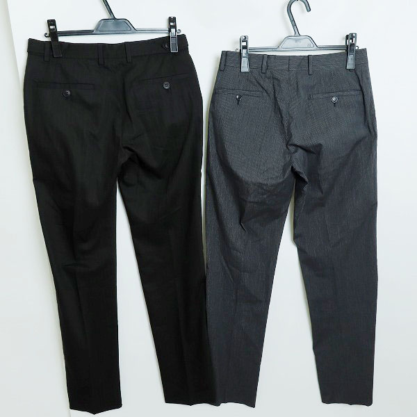 実際に弊社で買取させて頂いたEMPORIO ARMANI/エンポリオアルマーニ JOSH LINE ストライプ パンツ 2点セットの画像 1枚目
