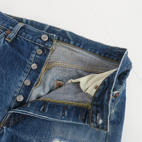 実際に弊社で買取させて頂いたLevi’s/リーバイス 501XX 米国製 555刻印/バレンシア工場 ビッグE デニムパンツ/ジーンズ 501-0004/31の画像 5枚目