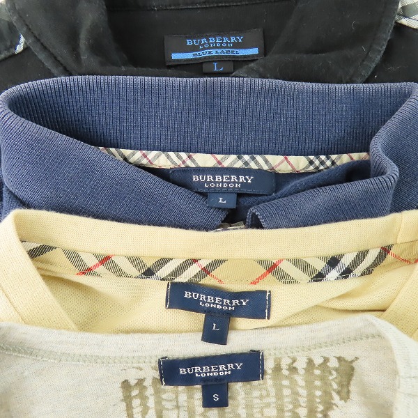 実際に弊社で買取させて頂いたBURBERRY/バーバリー BURBERRY BLUE LABEL/バーバリーブルーレーベル ポロシャツ等 3点セットの画像 2枚目