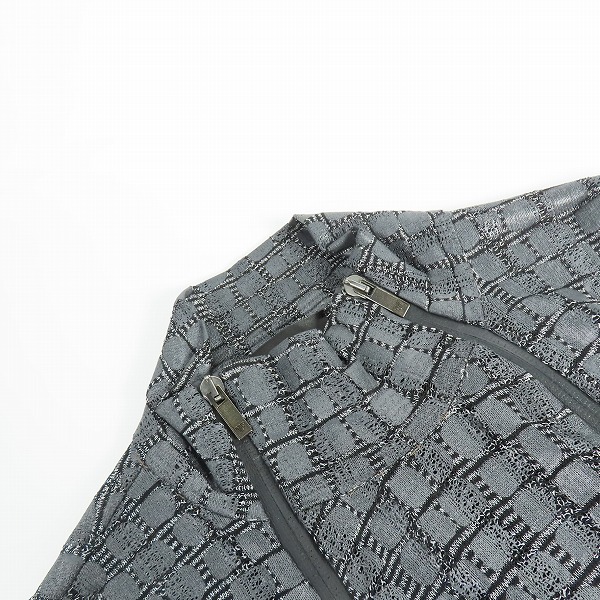 実際に弊社で買取させて頂いた【JPタグ】EMPORIO ARMANI/エンポリオアルマーニ メッシュ ジップアップ 長袖カットソー/48の画像 5枚目