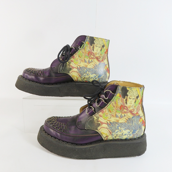 実際に弊社で買取させて頂いたGEORGE COX/ジョージコックス 凡天 太郎 ブーツ 11848/8の画像 3枚目