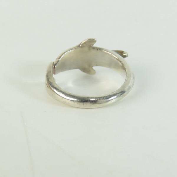 実際に弊社で買取させて頂いたHOLLYWOOD RANCH MARKET/ハリウッドランチマーケット ドルフィン/イルカ リング 16.5号の画像 3枚目