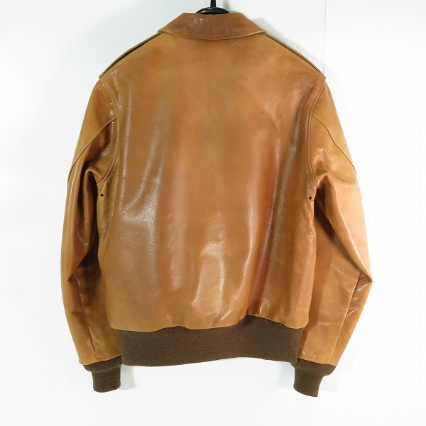 実際に弊社で買取させて頂いたBUZZ RICKSON'S/バズリクソンズ AVIATION ASSOCIATES A-2 ウールライニング フライトジャケット BR80219/40の画像 1枚目