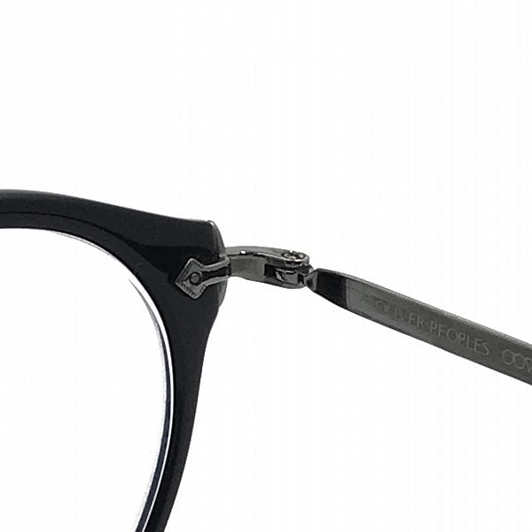 実際に弊社で買取させて頂いたOLIVER PEOPLES/オリバーピープルズ Limited Edition 雅 度入り メガネフレーム/アイウェア 505 BKPの画像 5枚目