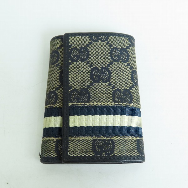 実際に弊社で買取させて頂いたGUCCI/グッチ GGキャンバス 6連 キーリング/キーケース