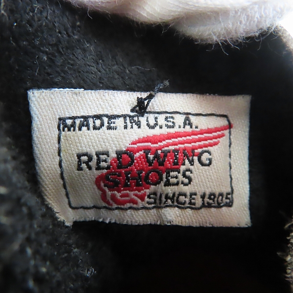 実際に弊社で買取させて頂いたRED WING/レッドウイング レースアップシューズ 羽タグ 9294/8の画像 7枚目