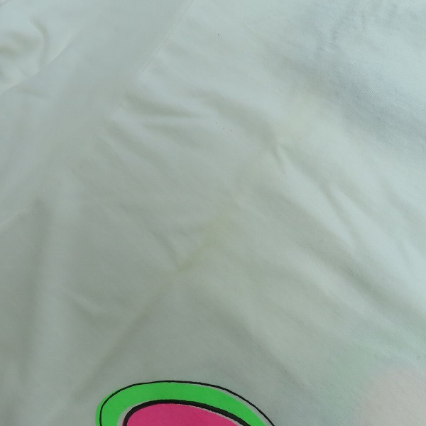 実際に弊社で買取させて頂いたSTUSSY × HECTIC/ステューシー×ヘクティク フラワー プリントTシャツ ホワイト/Lの画像 6枚目