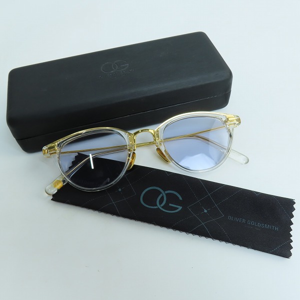 実際に弊社で買取させて頂いたOG×OLIVER GOLDSMITH/オージー×オリバーゴールドスミス Curator 眼鏡/メガネ/アイウェアの画像 9枚目
