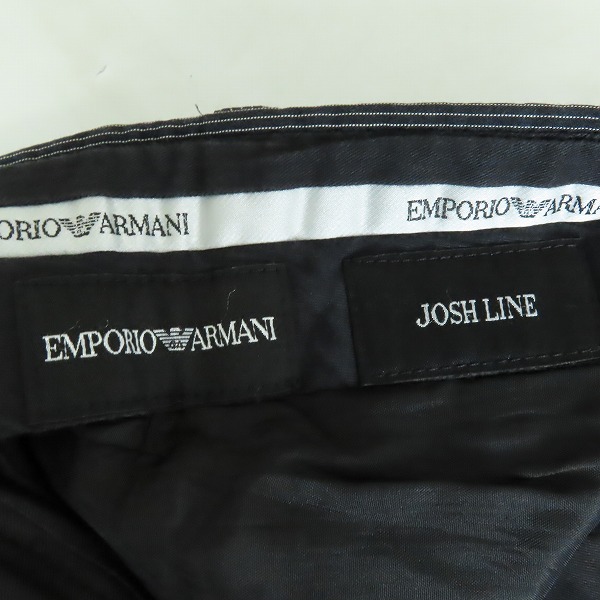 実際に弊社で買取させて頂いたEMPORIO ARMANI/エンポリオ アルマーニ ストライプ柄 スラックスパンツ C1P580 C1177/46の画像 3枚目