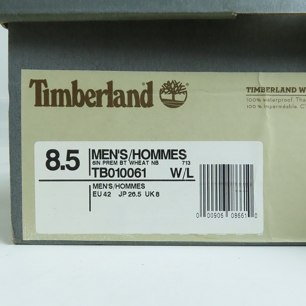 実際に弊社で買取させて頂いたTimberland/ティンバーランド アイコン 6インチプレミアムブーツ TB010061/8.5の画像 9枚目