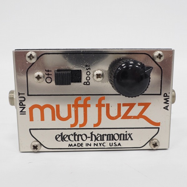 実際に弊社で買取させて頂いたelectro-harmonix/エレクトロハーモニックス muff fuzz ファズ エフェクター【動作確認済】