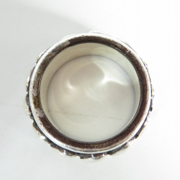 実際に弊社で買取させて頂いた【ギャラ付き】LEATHERS AND TREASURES/レザーズ＆トレジャーズ/Revolving Heart Ring/リボルビング ハートリング/22号の画像 5枚目