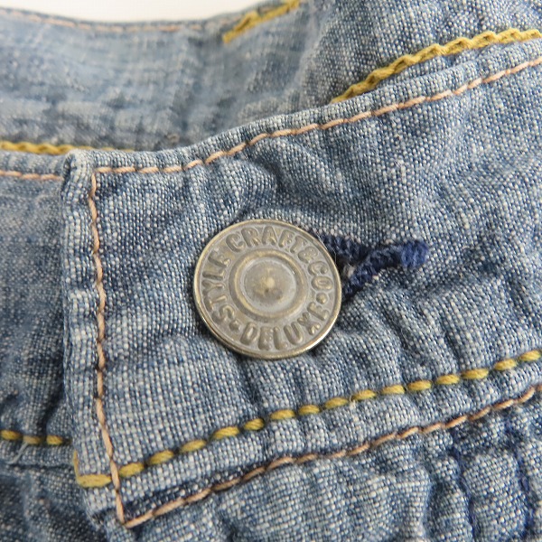 実際に弊社で買取させて頂いたEVISU/エヴィス/エビス LOT.2005 カモメ/かもめ プリント ハーフパンツ 36の画像 8枚目