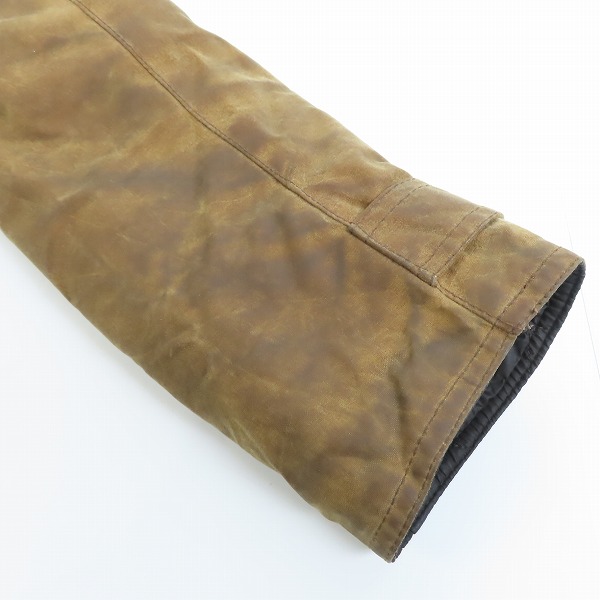 実際に弊社で買取させて頂いたBARBOUR/バブアー L65 NEW MARKET JK オイルド コーティング ジャケット/14の画像 8枚目