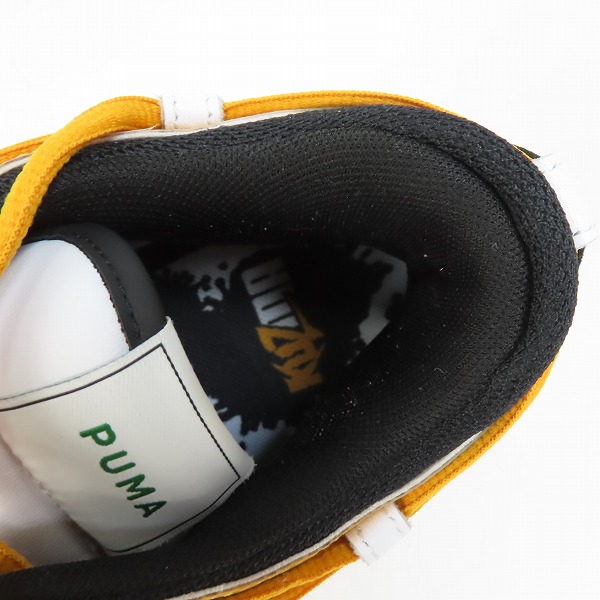 実際に弊社で買取させて頂いたルイージ・ビラセノール×PUMA/プーマ スウェードミッド&クライドオールプロクズマロー 194835-01/28.5の画像 4枚目