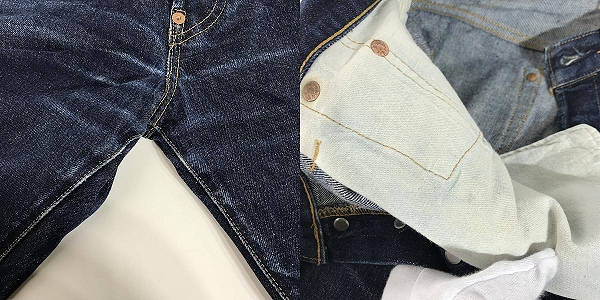 実際に弊社で買取させて頂いたLevi’s/リーバイス LVC 201XX 刻印555 バレンシア工場 BIGE ビッグE 201-0004/W36L40の画像 8枚目