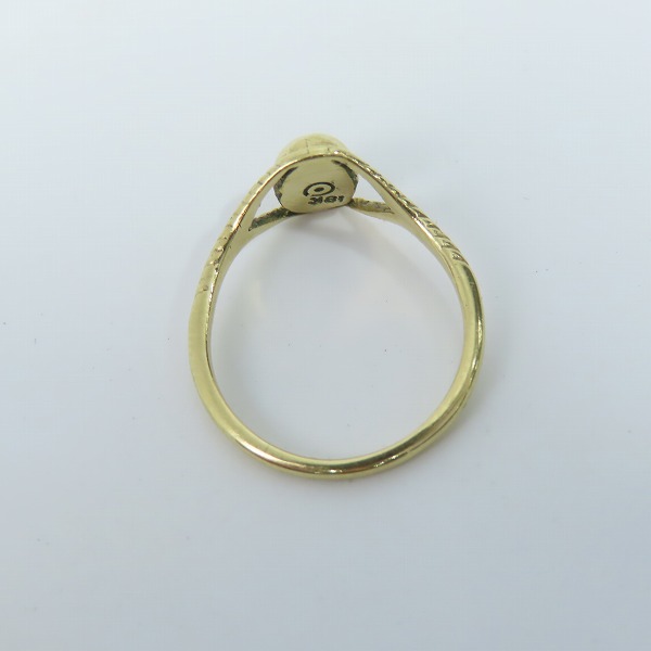実際に弊社で買取させて頂いたALEX STREETER/アレックスストリーター 18K PAGAN PRIESTESS UNDERSET RING パガンプリーステスアンダーセットリング 6.5号の画像 5枚目