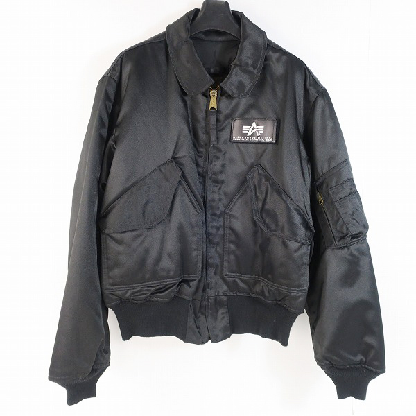 実際に弊社で買取させて頂いたALPHA INDUSTRIES/アルファインダストリーズ フライトジャケット 2600 ブラック/L