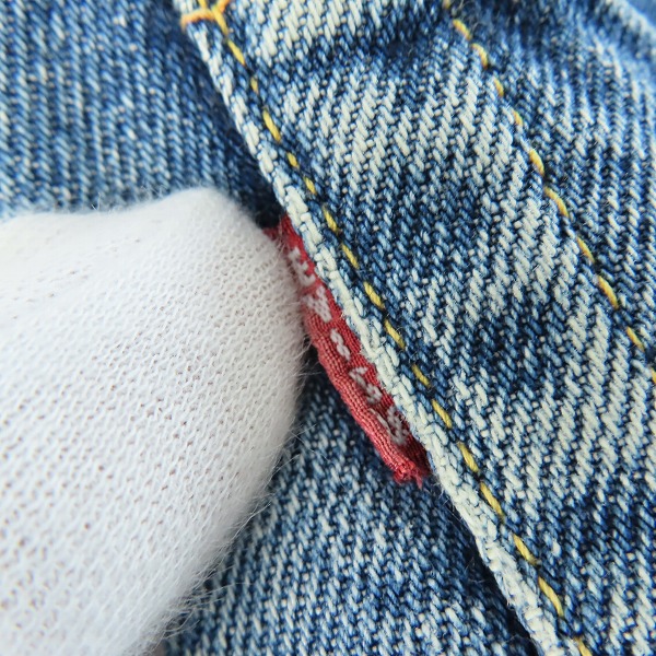 実際に弊社で買取させて頂いたEVISU/エヴィス 道楽 プリント ボタンフライ デニムパンツの画像 3枚目