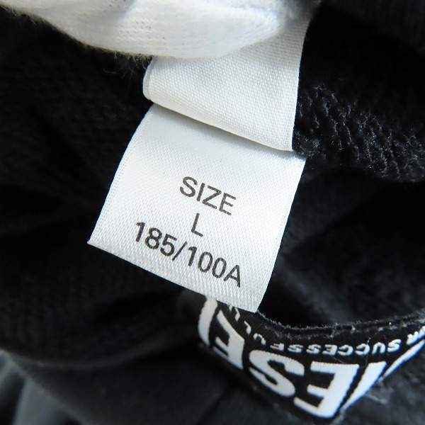 実際に弊社で買取させて頂いたDIESEL/ディーゼル UMLT-BRANDON-Z HOODIE ジップーパーカー 00SE8M 0EEAL/Lの画像 3枚目