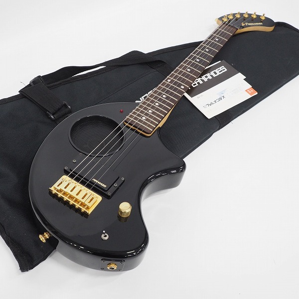 実際に弊社で買取させて頂いた★【難有り】FERNANDES/フェルナンデス ZO-3C ぞうさん ゴールドパーツ アンプ内蔵ギター マッチングヘッド ケース付