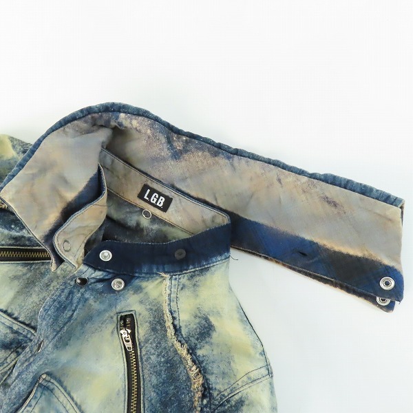 実際に弊社で買取させて頂いたL.G.B./ルグランブルー スナップボタン デニムシャツ Shirt-G/STD 122SH/1の画像 5枚目