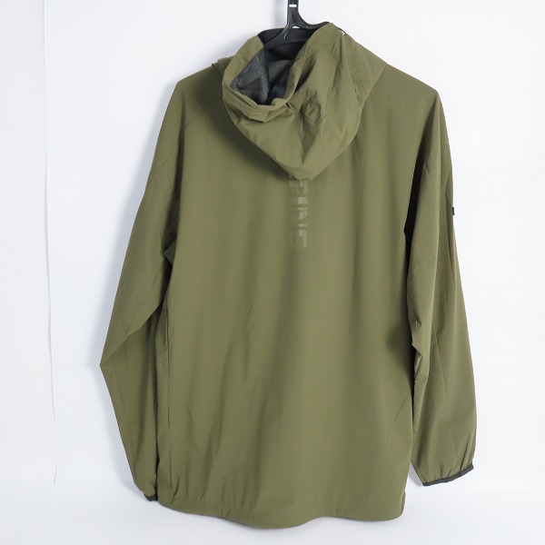 実際に弊社で買取させて頂いた(2)【未使用】BRIEFING/ブリーフィング WIND HOODIE 超撥水 ウィンドブレーカー プルオーバー オリーブ BRG223M19/Lの画像 1枚目
