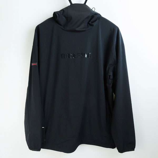 実際に弊社で買取させて頂いた【未使用】BRIEFING GOLF/ブリーフィング MS WIND HOODIE/ウインドフーディ パーカー ブラック BRG223M19/XL