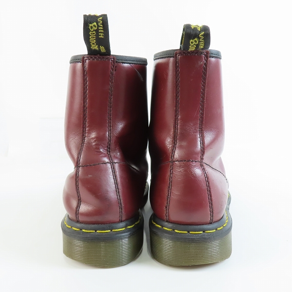 実際に弊社で買取させて頂いたDr.Martens/ドクターマーチン 1460 SMOOTH 8ホール ブーツ チェリーレッド /UK9の画像 1枚目