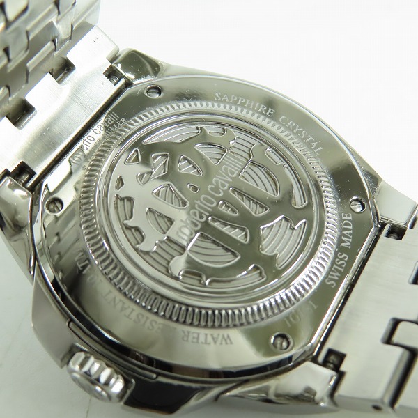 実際に弊社で買取させて頂いたroberto cavalli by FRANCK MULLER/ロベルト カヴァリ バイ フランク ミュラー 腕時計 RV1G181M1021の画像 5枚目